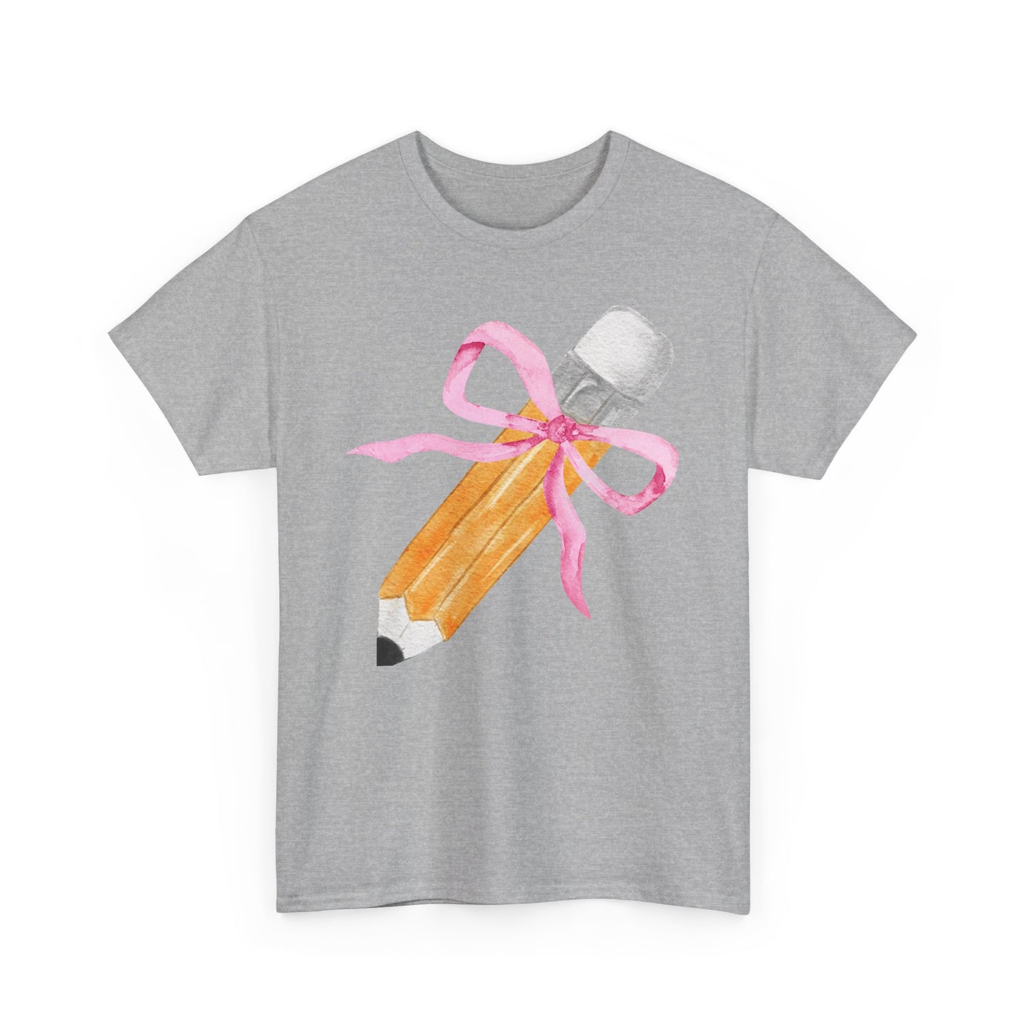 Back to School Pencil Bow Coquette T-Shirt