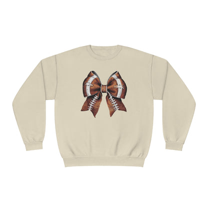 Coquette Football Bow Sweatshirt