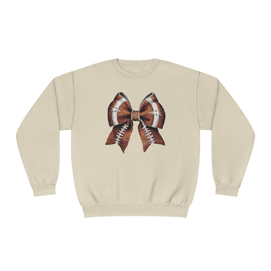 Coquette Football Bow Sweatshirt