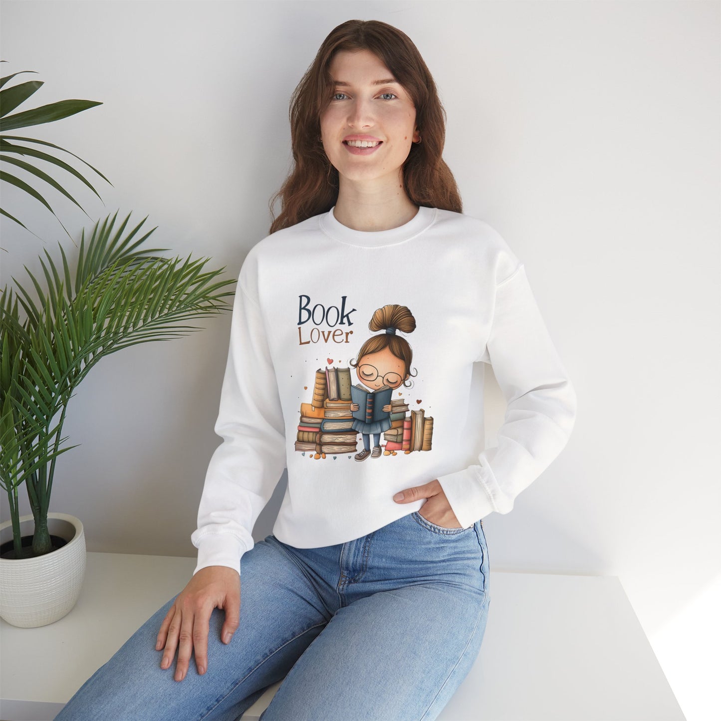 Book Lover Crewneck Sweatshirt