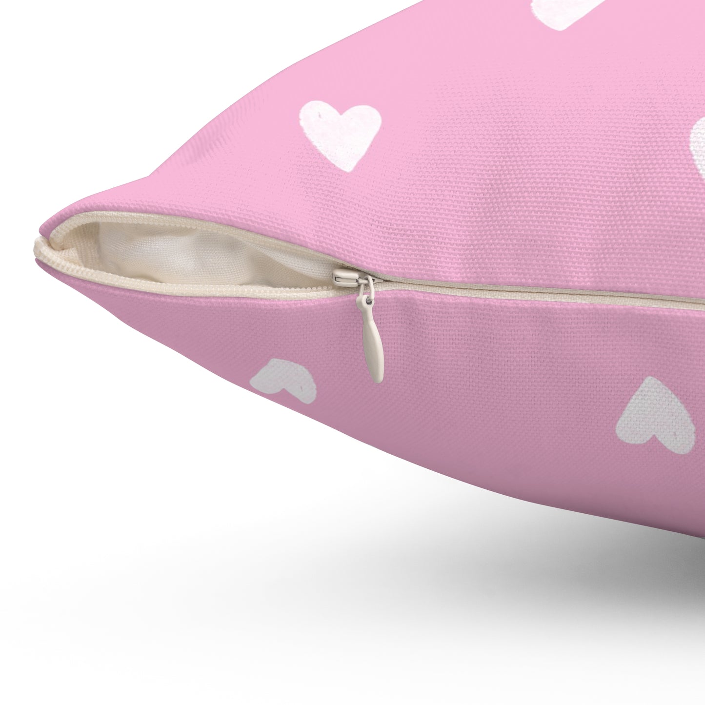 Girl's Pink Heart Pillow