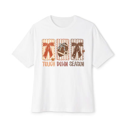 Touch Down Season Oversized Football Tee