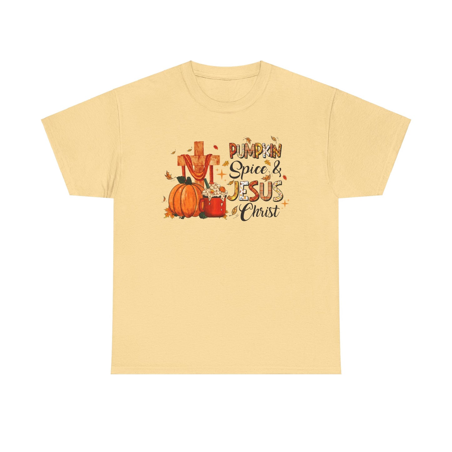 Pumpkin Spice and Jesus Christ Fall T-Shirt