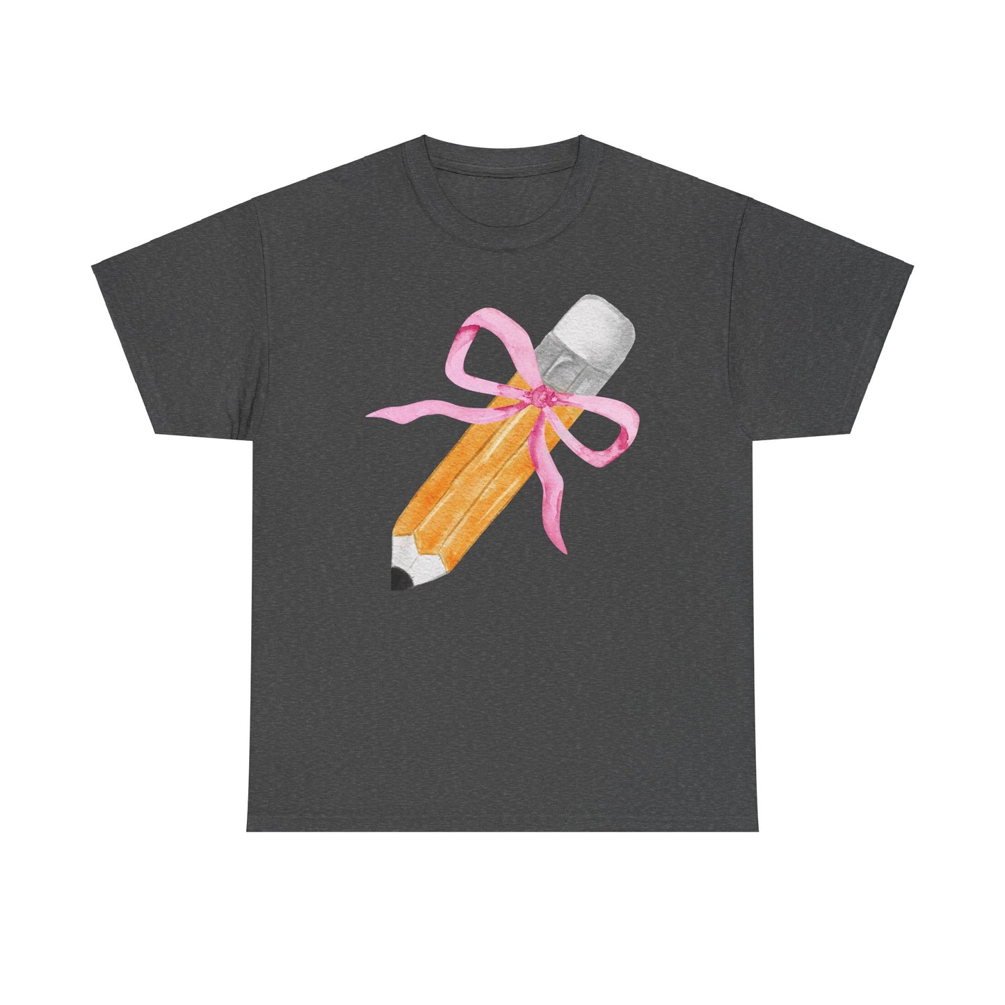 Back to School Pencil Bow Coquette T-Shirt