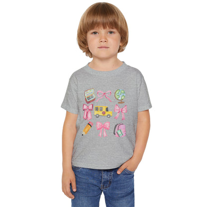 Coquette Back to School Toddler T-shirt