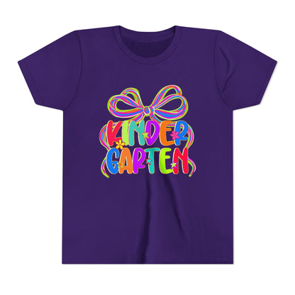 Neon Kindergarten Back to School Tee