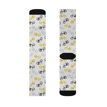 Trendy Bicycle Lover Pattern Socks