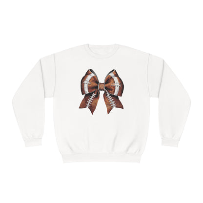 Coquette Football Bow Sweatshirt