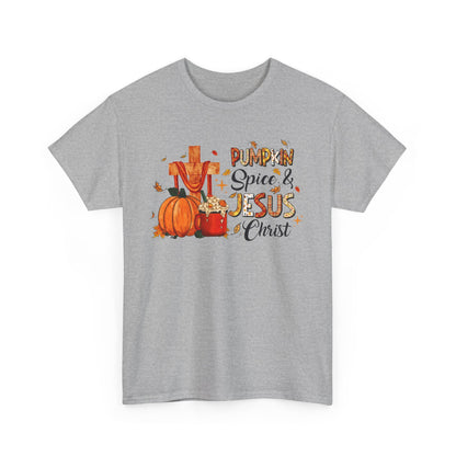 Pumpkin Spice and Jesus Christ Fall T-Shirt