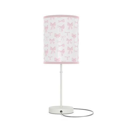 Coquette Pink Bow Lamp