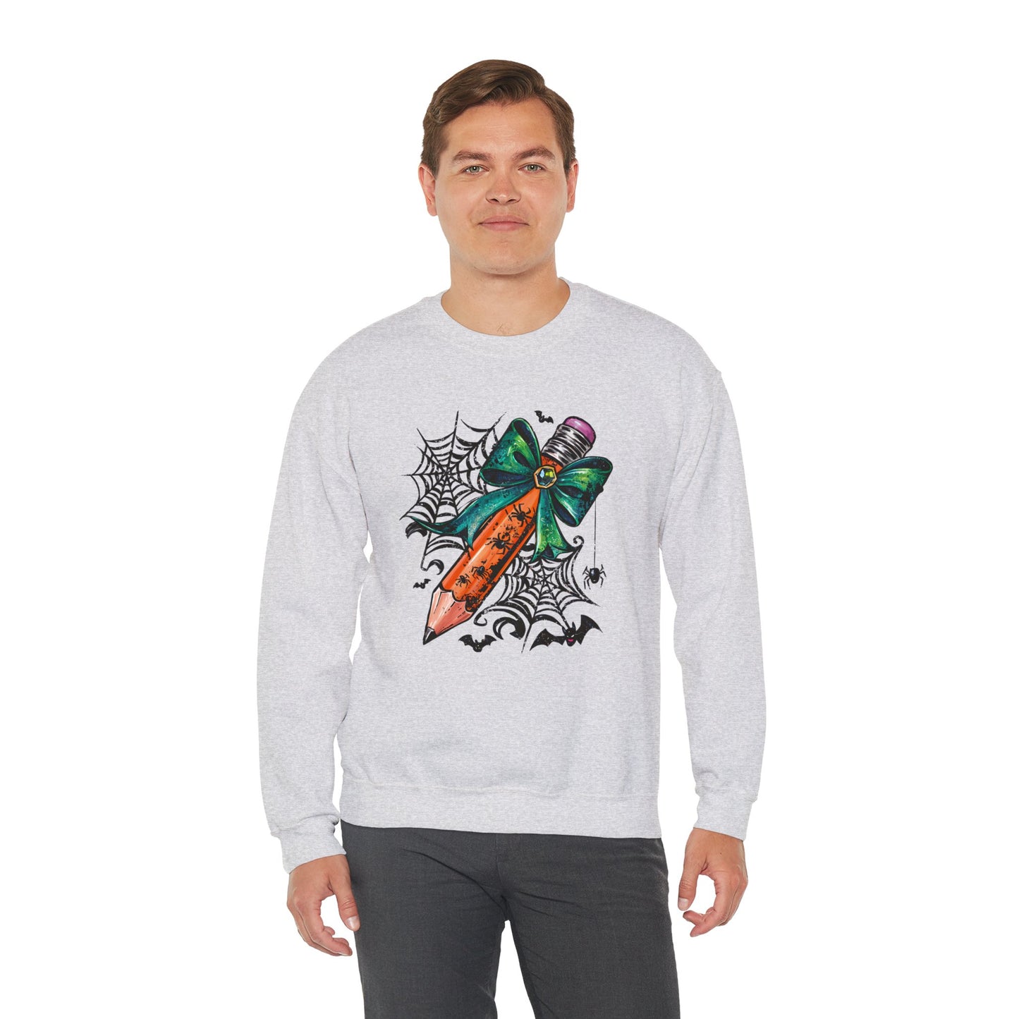 Halloween Pencil and Bow Sweatshirt