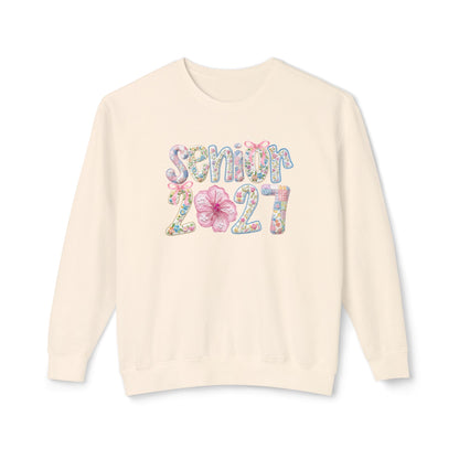 Senior 2027 Floral Crewneck Sweatshirt