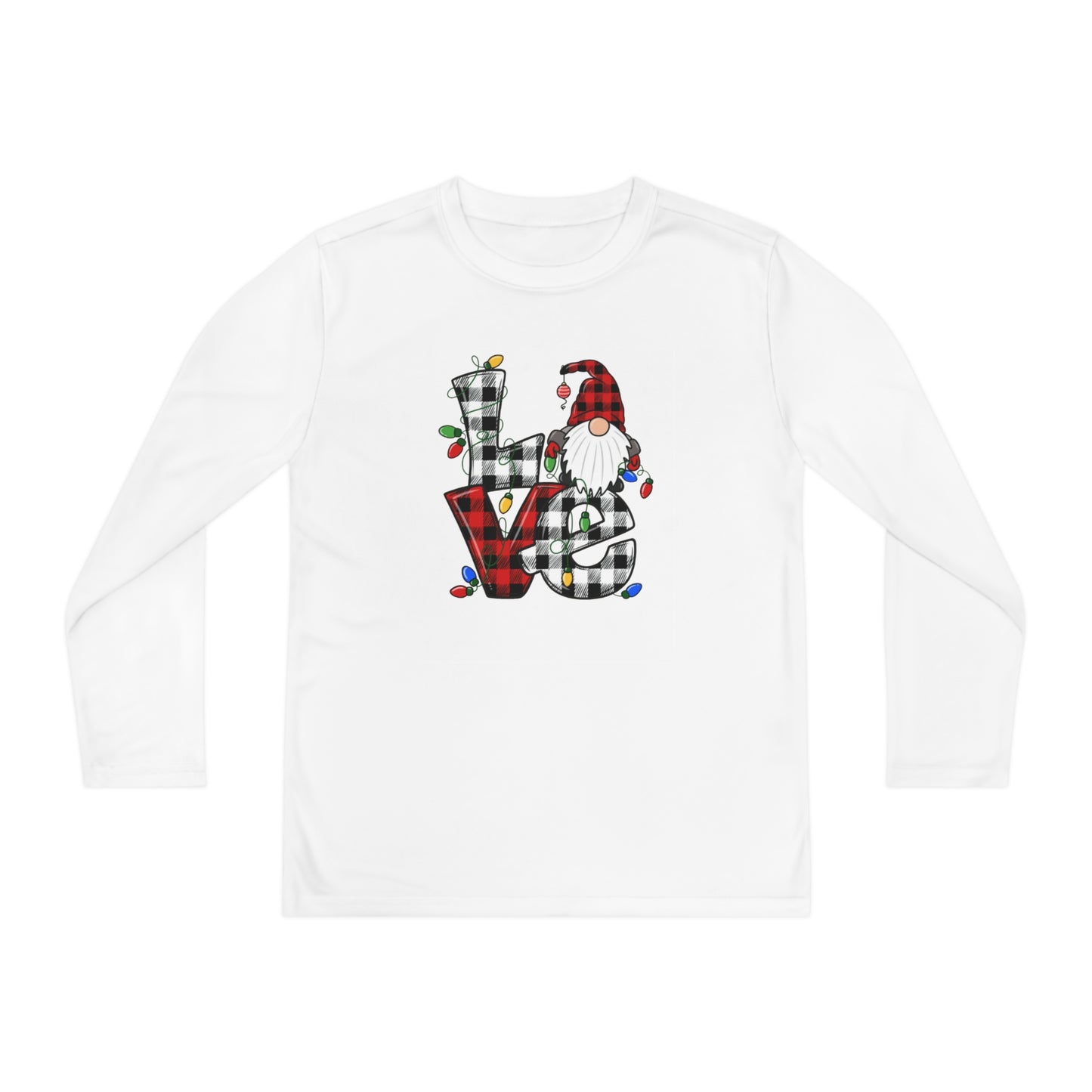 Happy Holidays Gnome Youth Long Sleeve T-Shirt