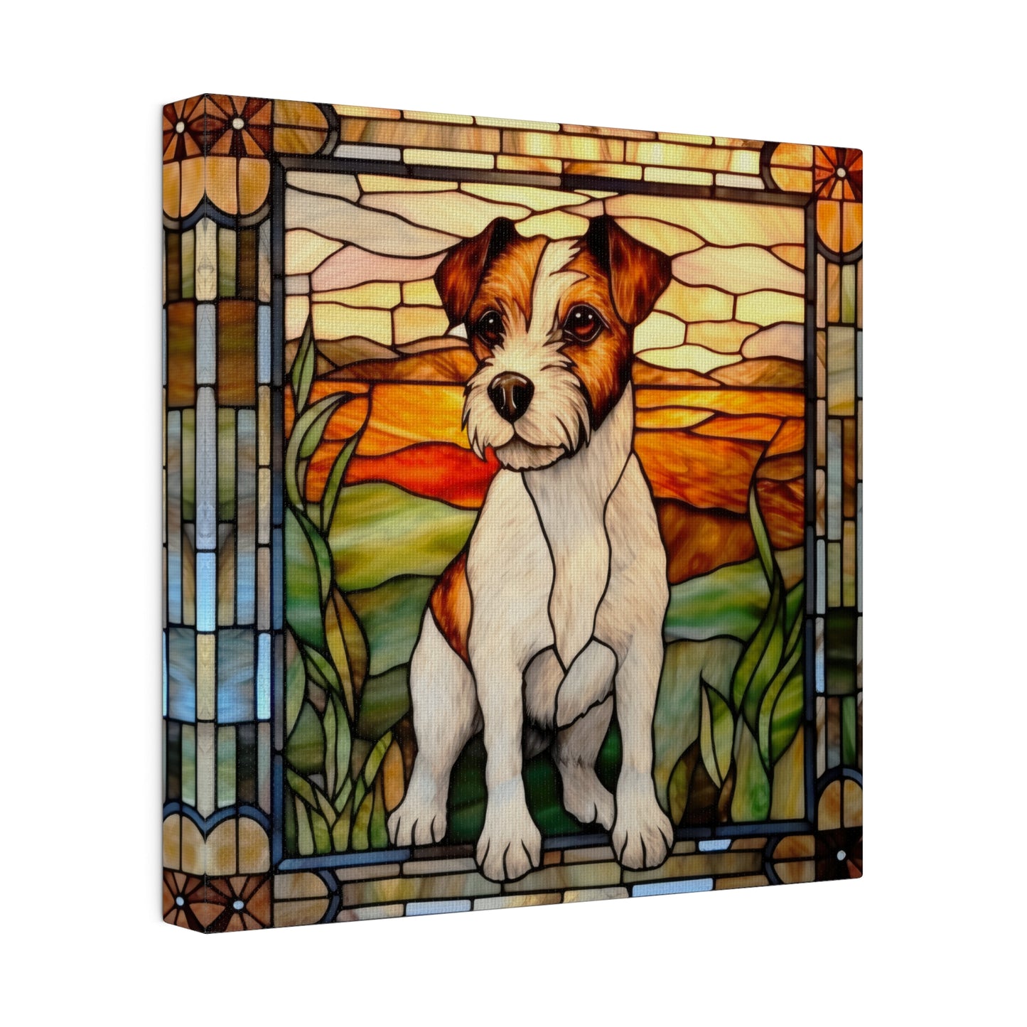 Jack Russell Wall Art Matte Canvas