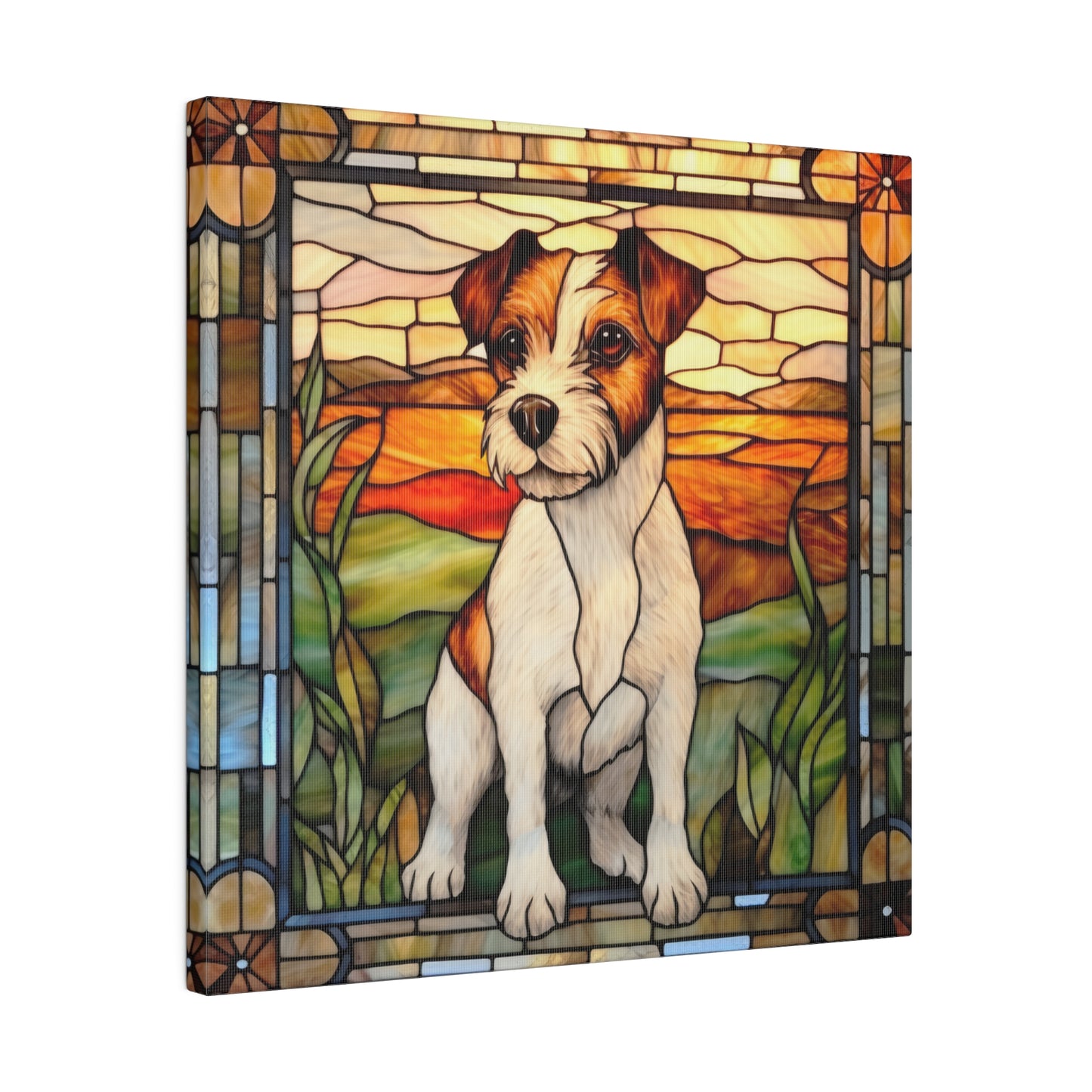 Jack Russell Wall Art Matte Canvas