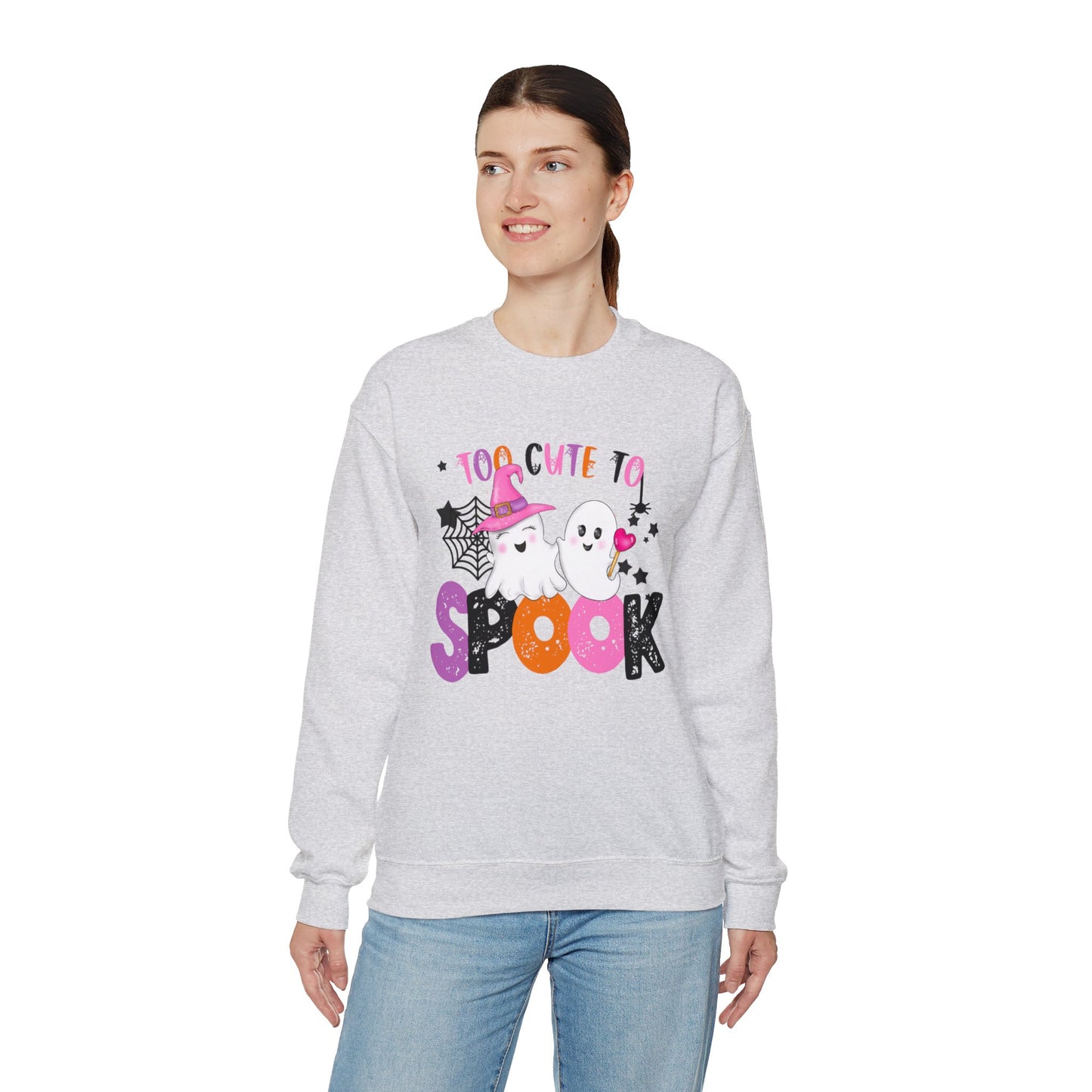 Too Cute to Spook Halloween Sweatshirt