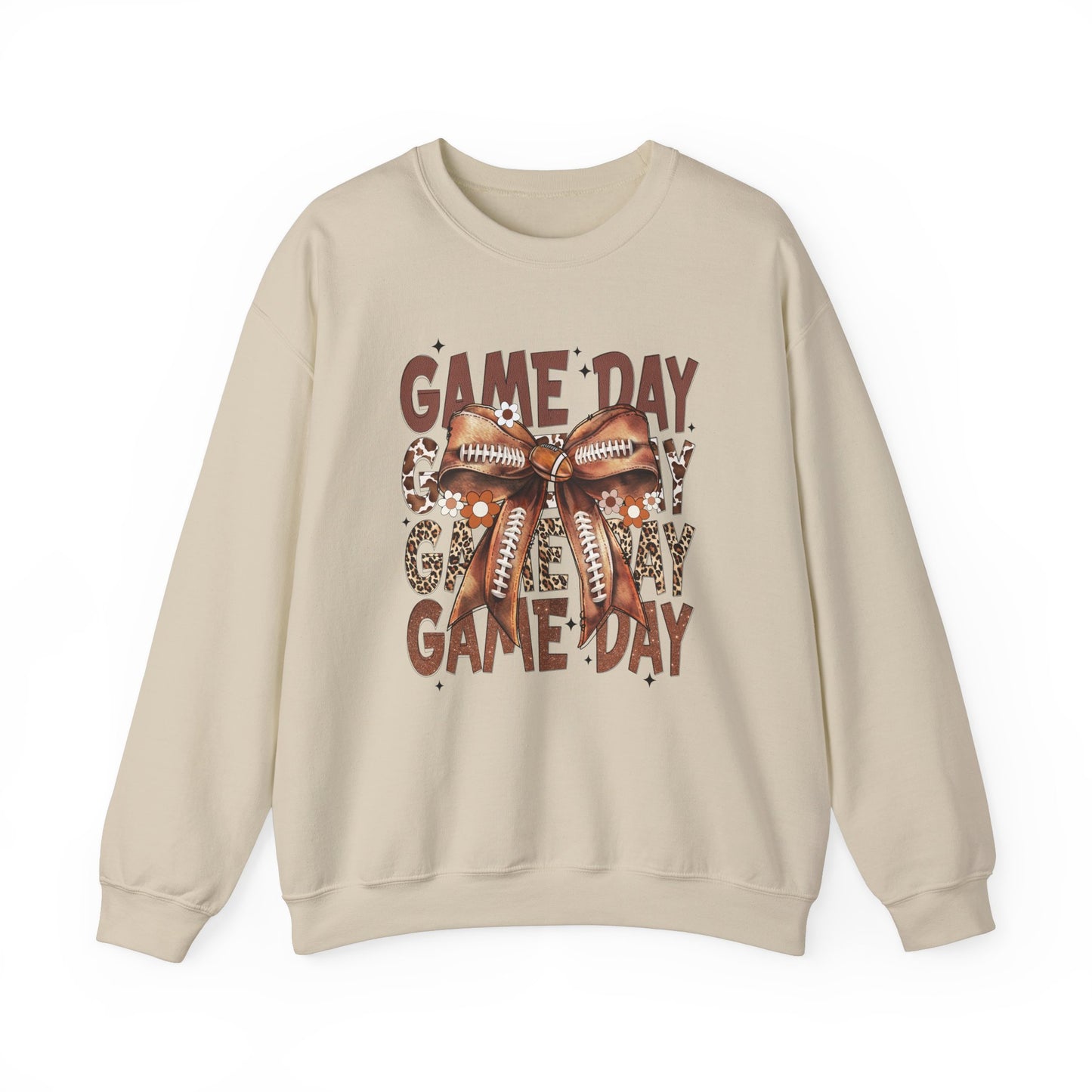 Retro Coquette Football Game Day Sweatshirt