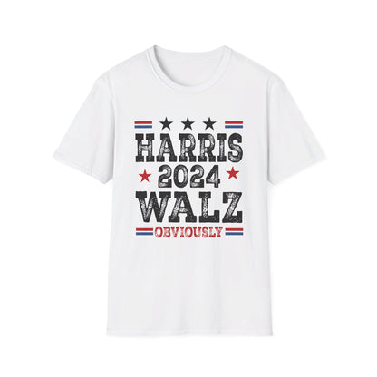 Harris Walz Obviously Unisex Softstyle T-Shirt