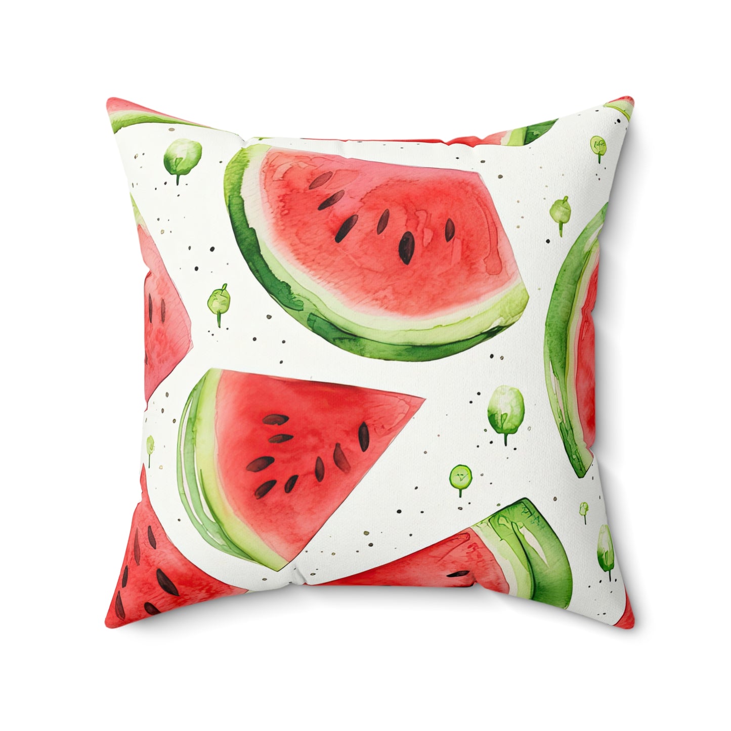 Watermelon Square Pillow