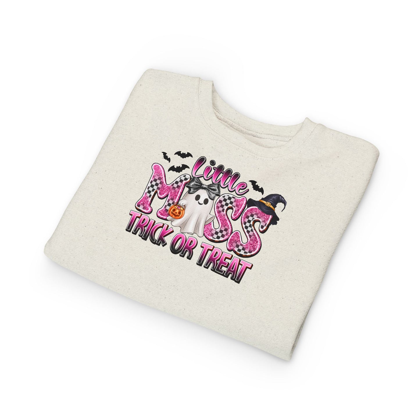 Toddler Halloween Little Miss Trick or Treat Sweatshirt