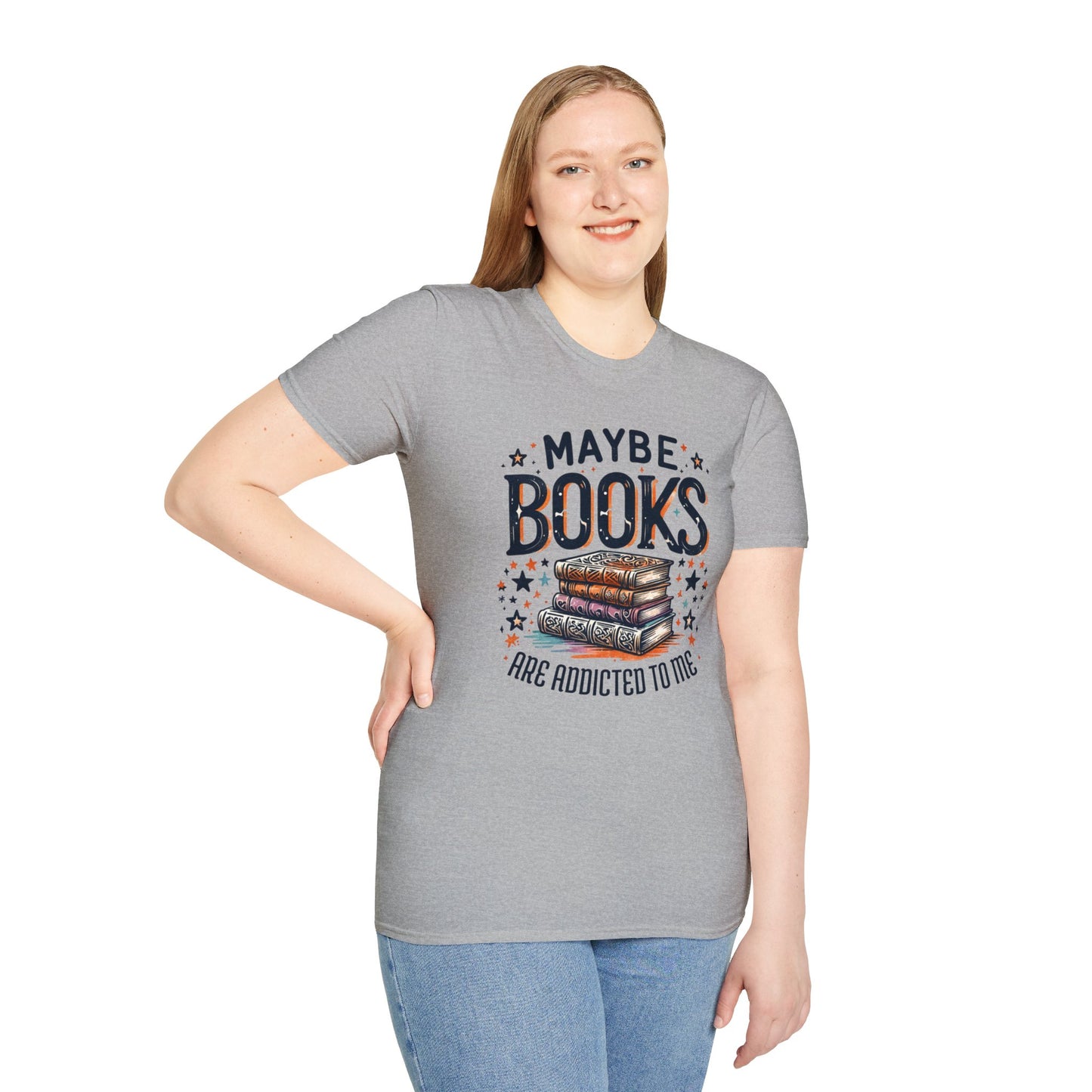 Maybe Books Are Addicted to Me Soft T-Shirt