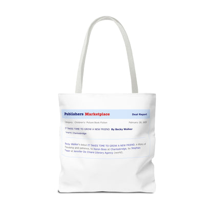 Tote Bag — Publishers Marketplace Announcement Tote