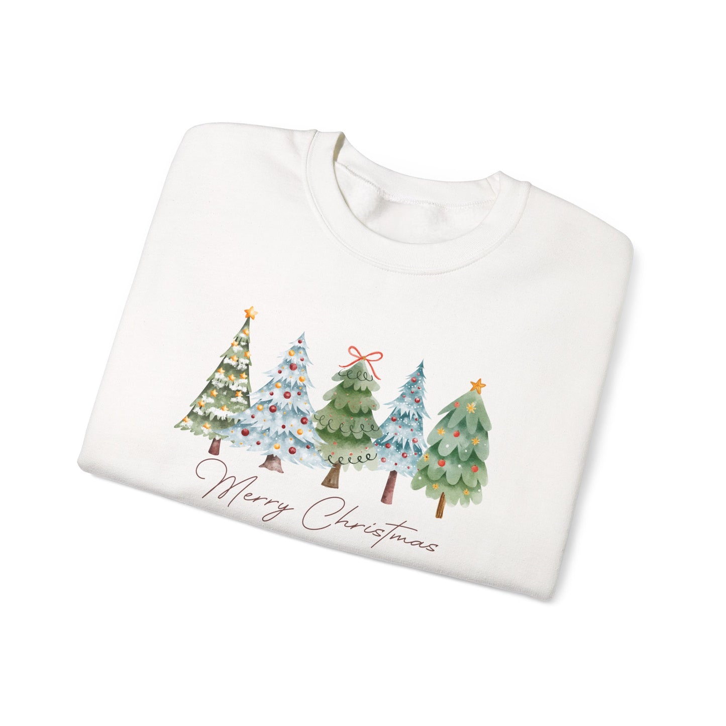 "Merry Christmas" Holiday Pullover Sweatshirt