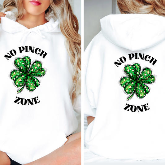 St. Patrick's Day No Pinch Zone Hoodie Sweatshirt