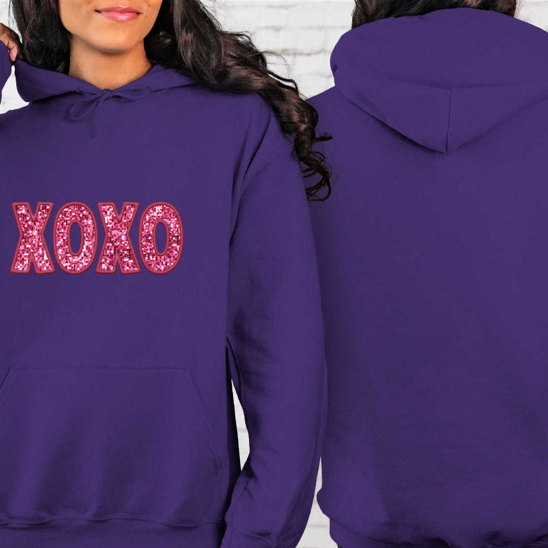 Hugs and Kisses Valentine's Day Hoodie Sweatshirt