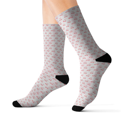 Coquette Cherry Sublimation Socks