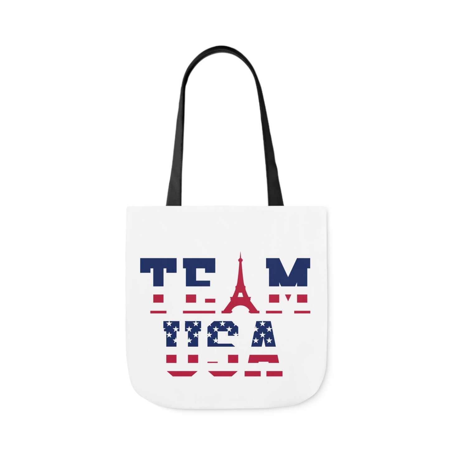 Team USA Paris Olympics Canvas Tote Bag, 5-Color Straps