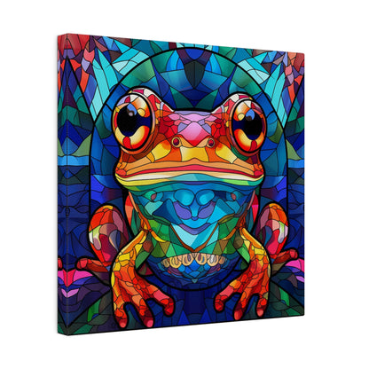 Frog Wall Art Matte Canvas