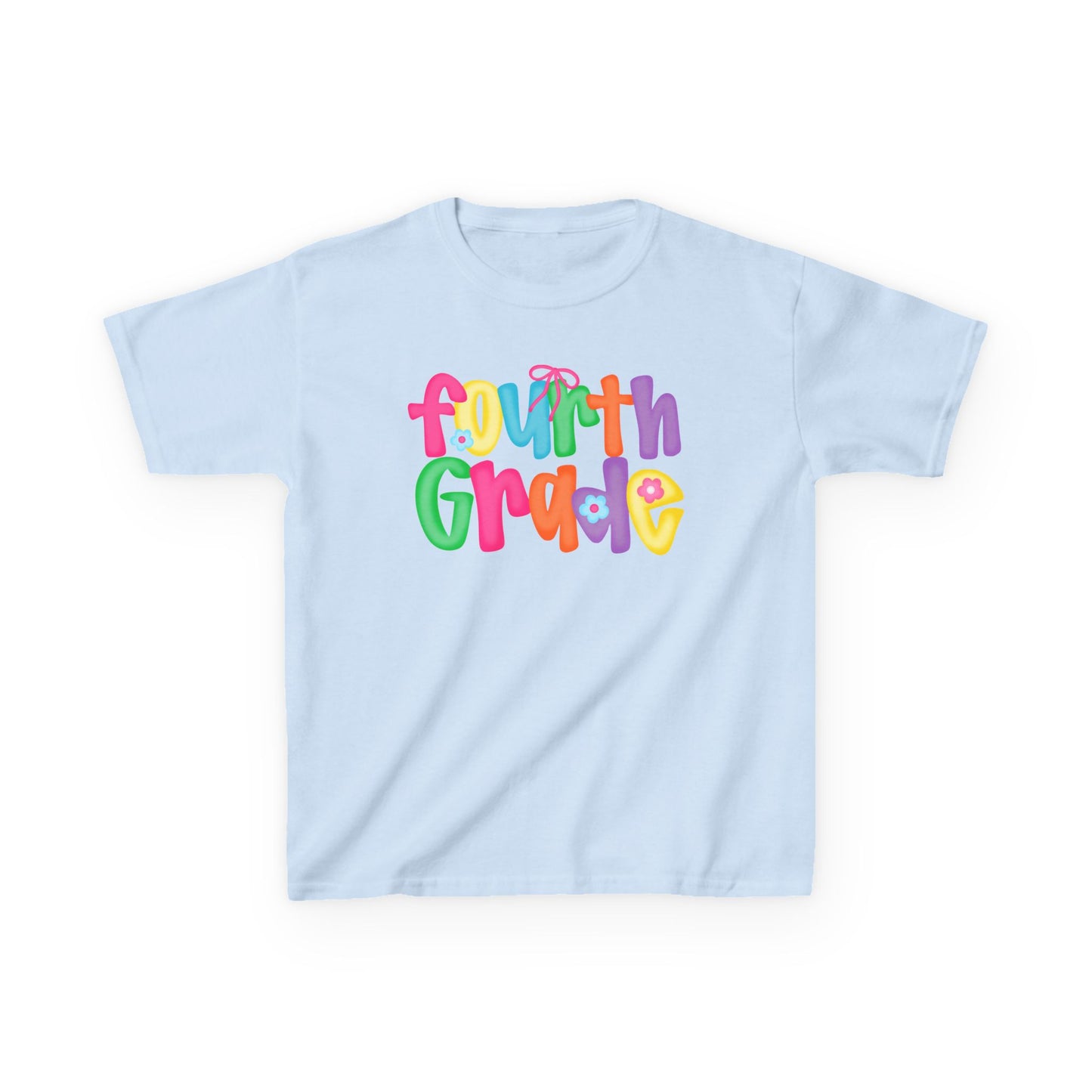Back to School Fourth Grade Kids Tee