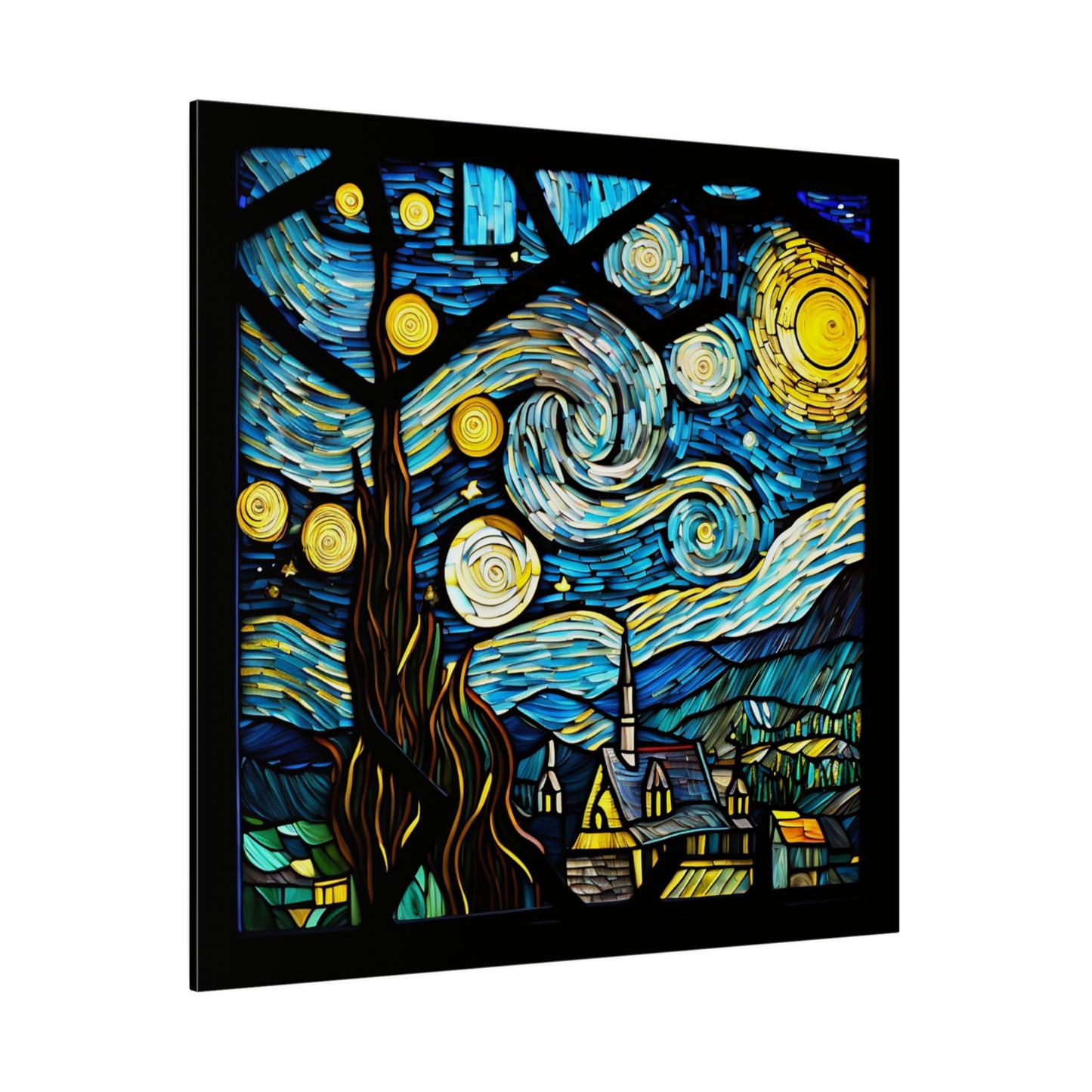 Van Gogh Starry Night Wall Art Matte Canvas