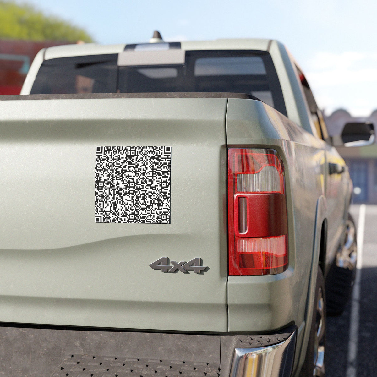 Custom QR Code Car Magnet