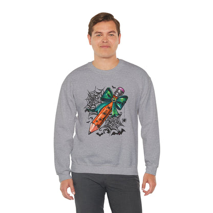 Halloween Pencil and Bow Sweatshirt