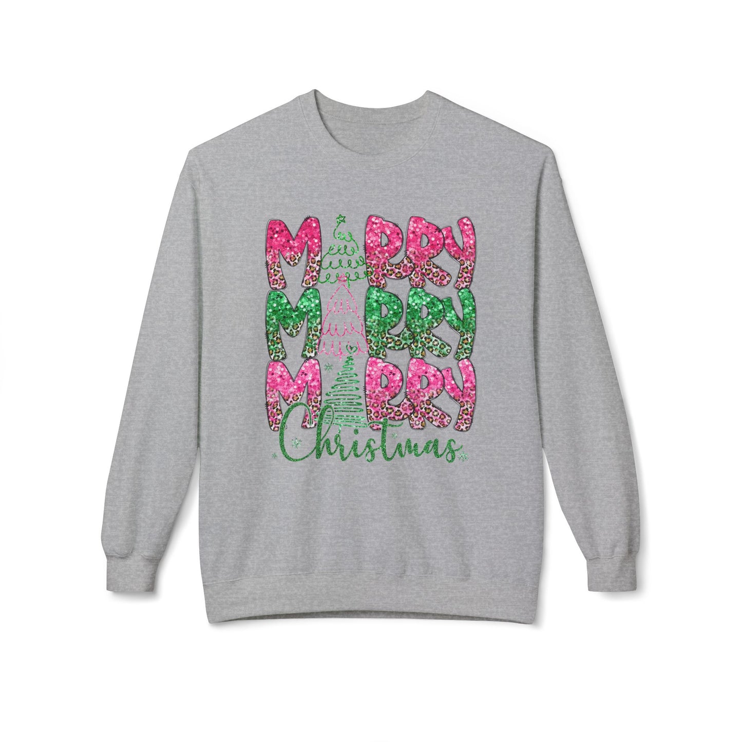 Festive Fleece Merry Christmas Sweatshirt