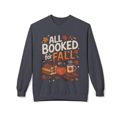 All Booked for Fall-Themed Adult Sweatshirt
