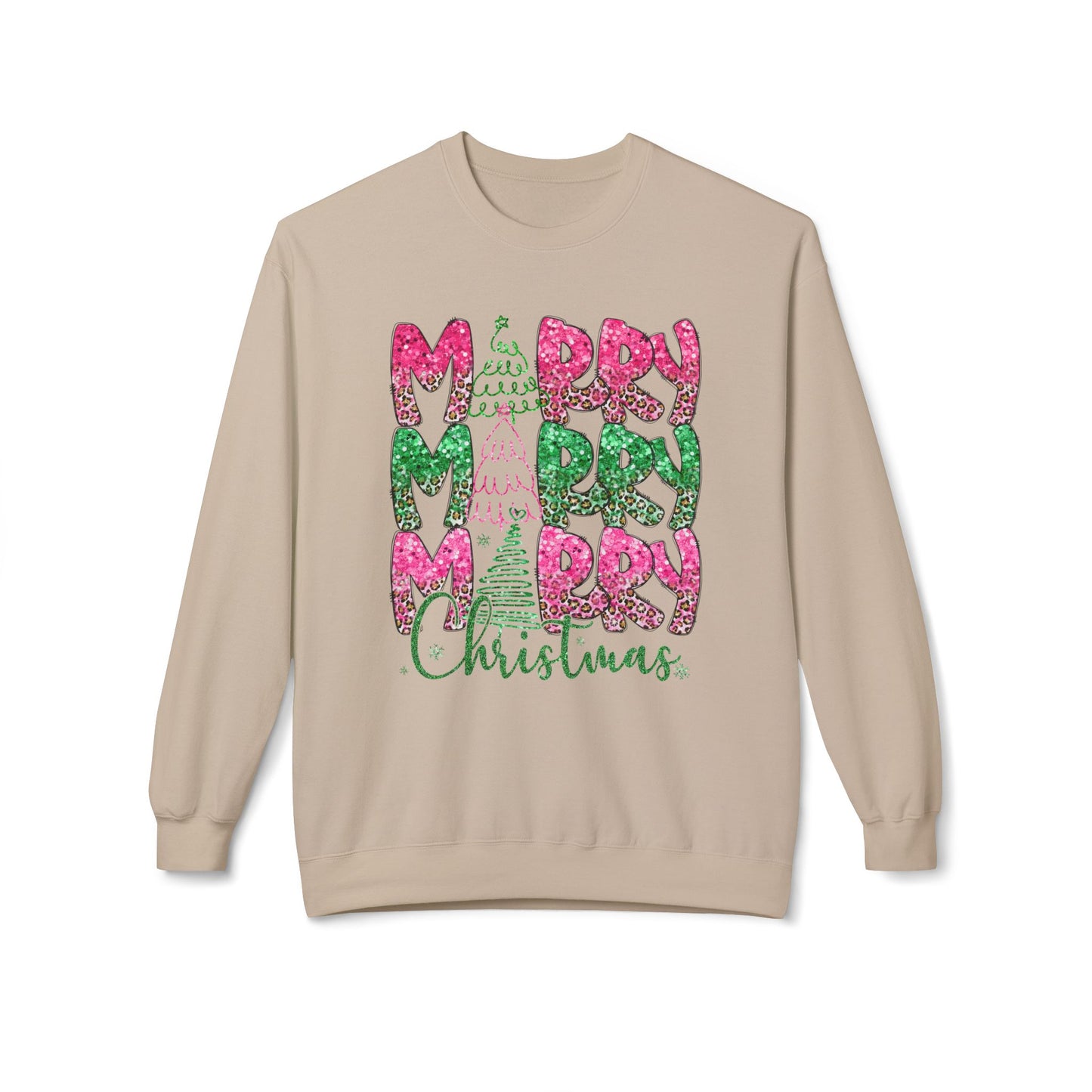 Festive Fleece Merry Christmas Sweatshirt