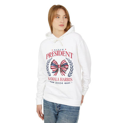 Coquette Kamala Harris for President Lightweight Hoodie