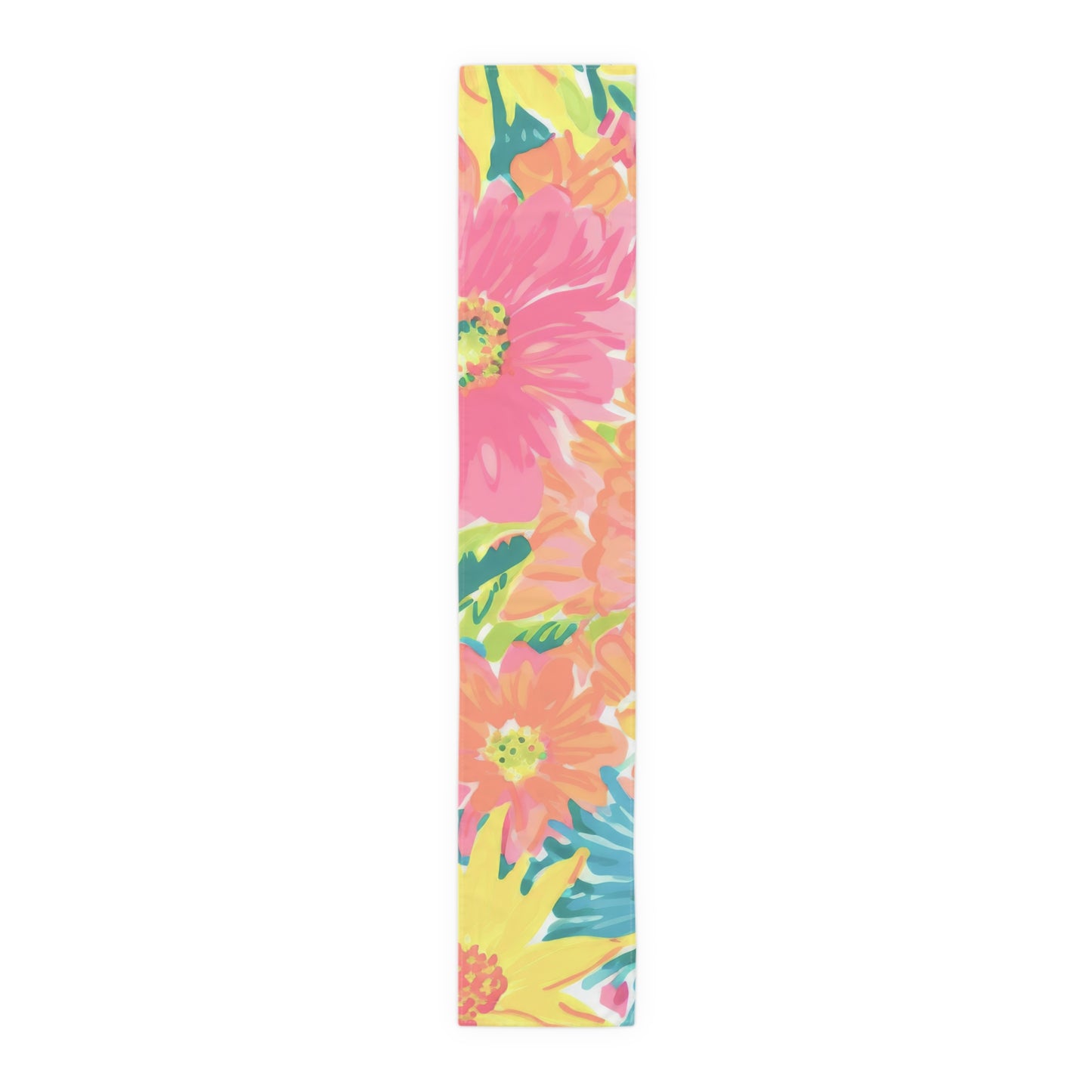 Bright Tropical Table Runner (Cotton, Poly)