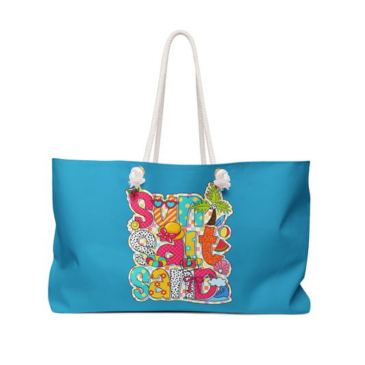 Sun, Salt, and Sand Beach Weekender Travel Tote