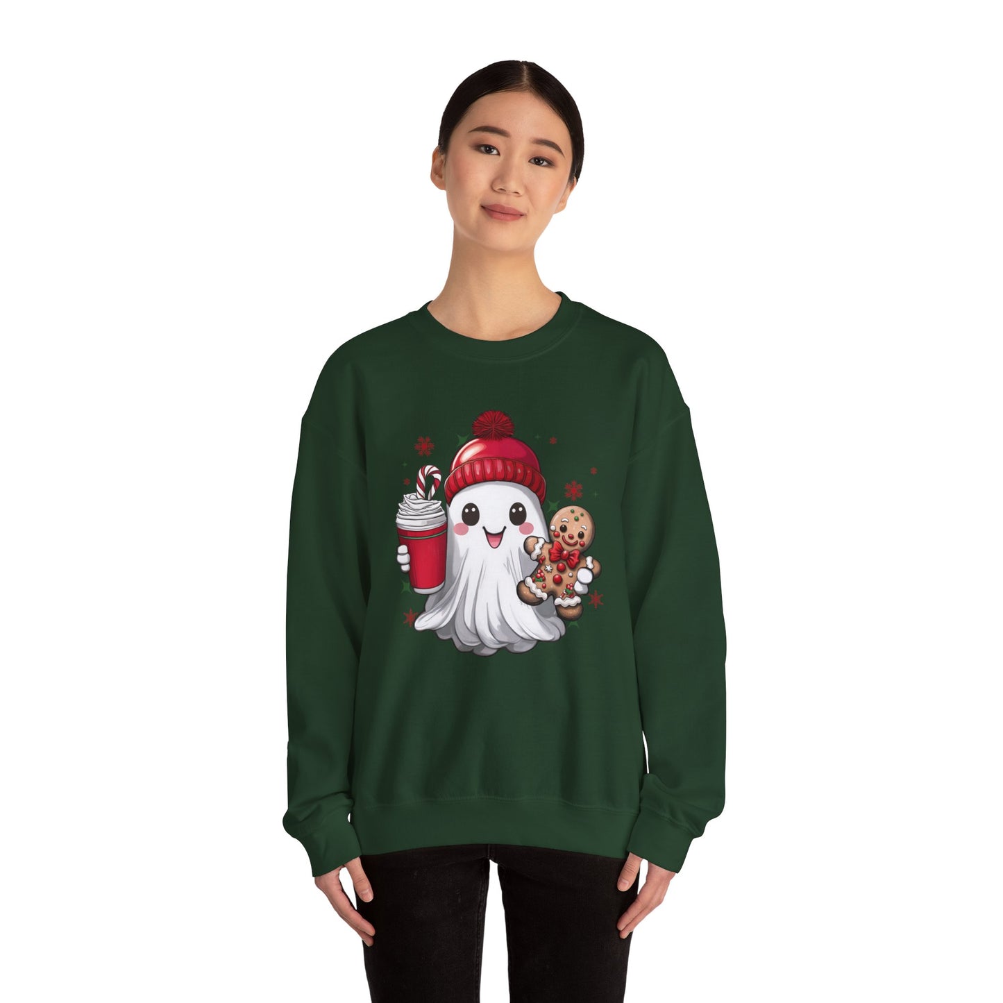 Cute Christmas Ghost Sweatshirt