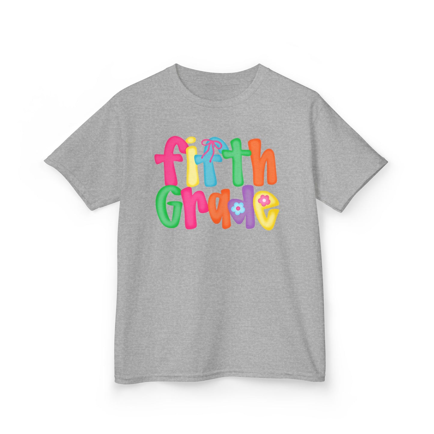 Back to School Fifth Grade Kids Tee