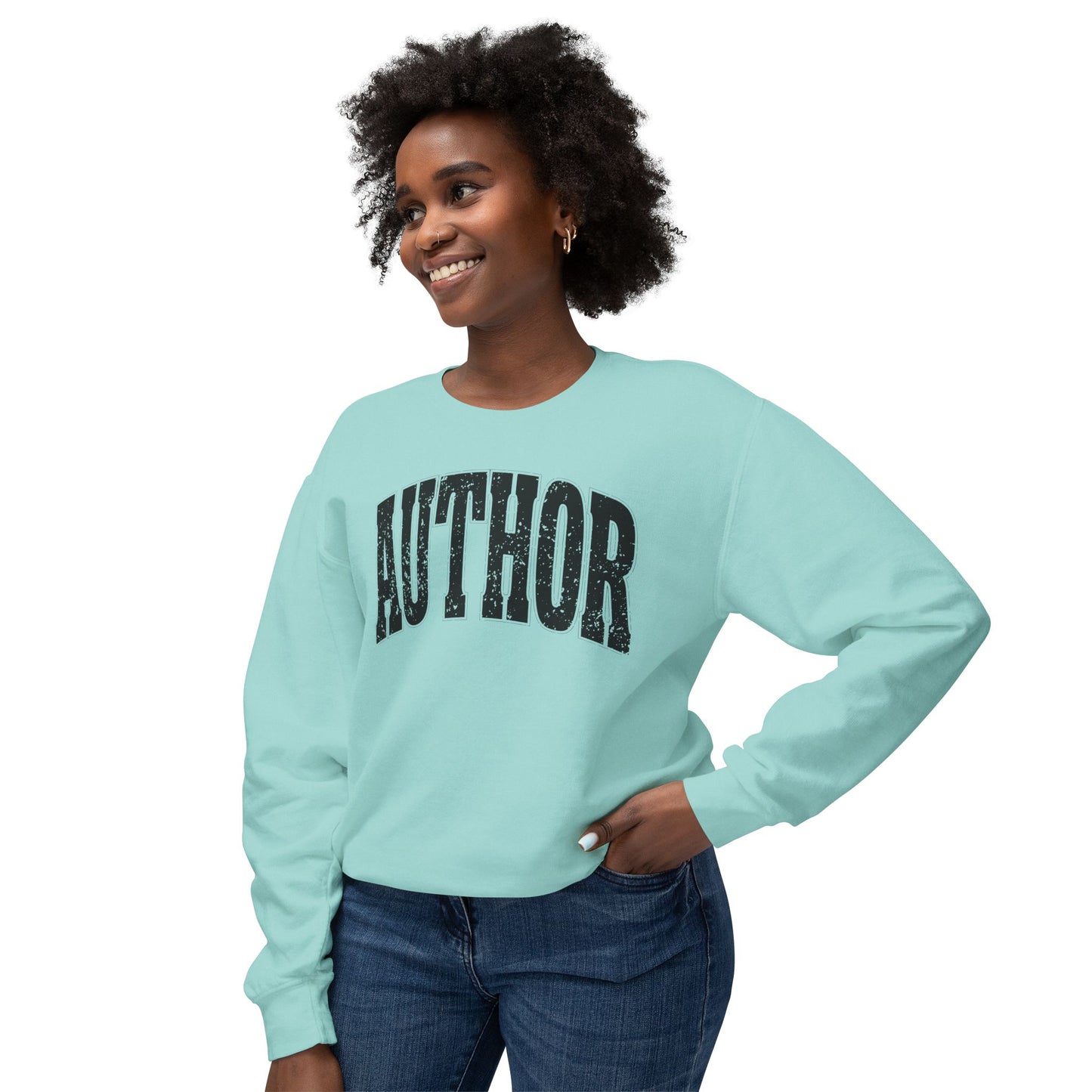 Author Unisex Lightweight Crewneck Sweatshirt