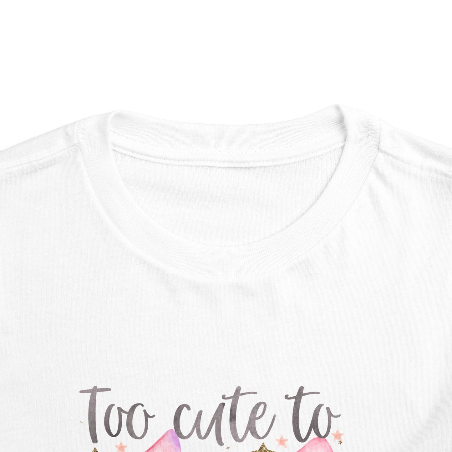 Too Cute To Spook Toddler Halloween Tee