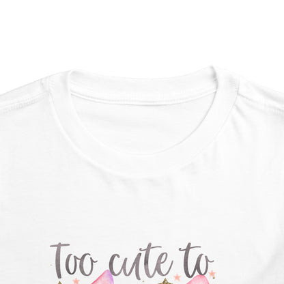 Too Cute To Spook Toddler Halloween Tee