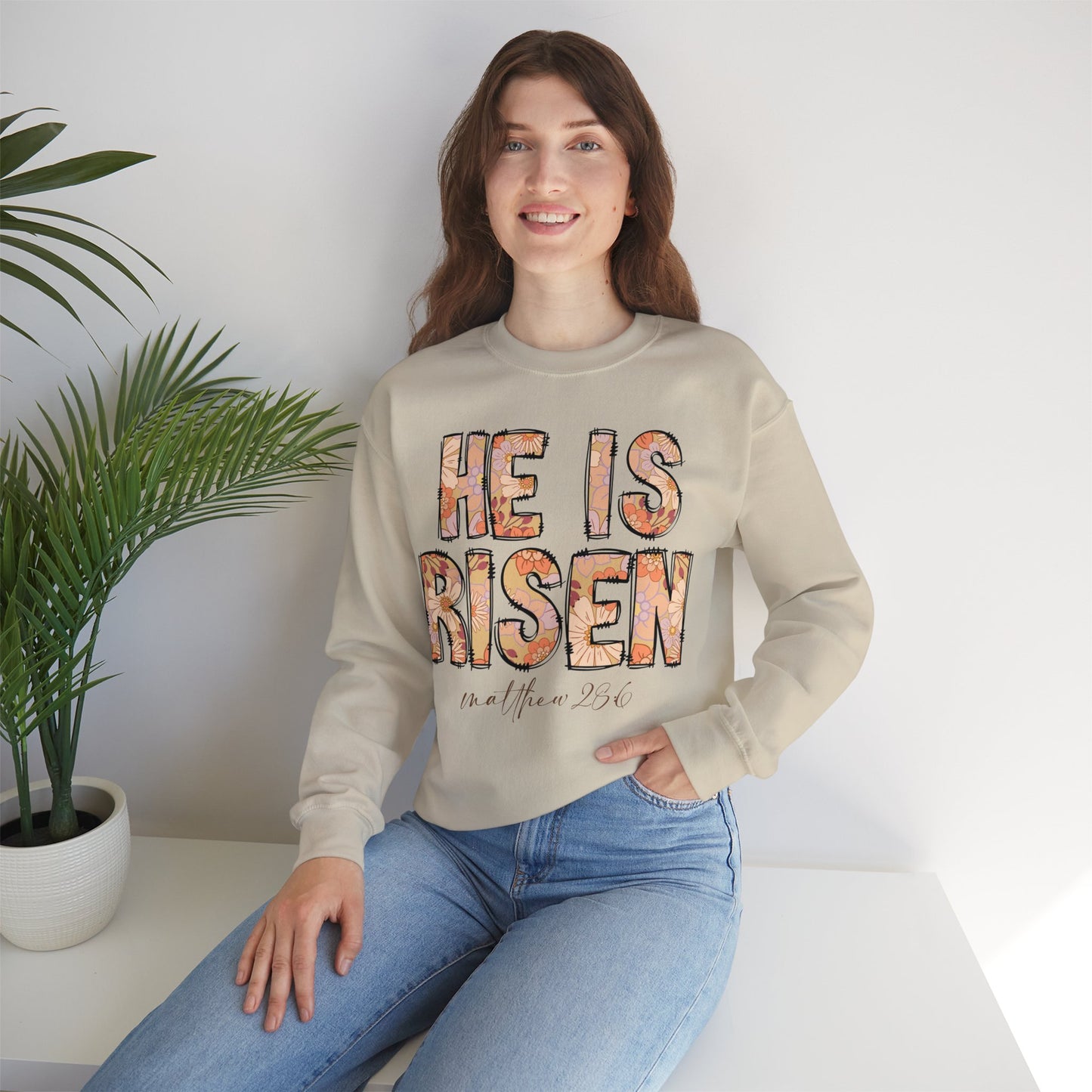 HE IS RISEN Easter Sweatshirt