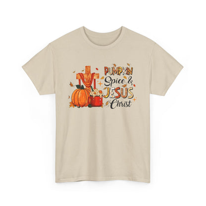 Pumpkin Spice and Jesus Christ Fall T-Shirt