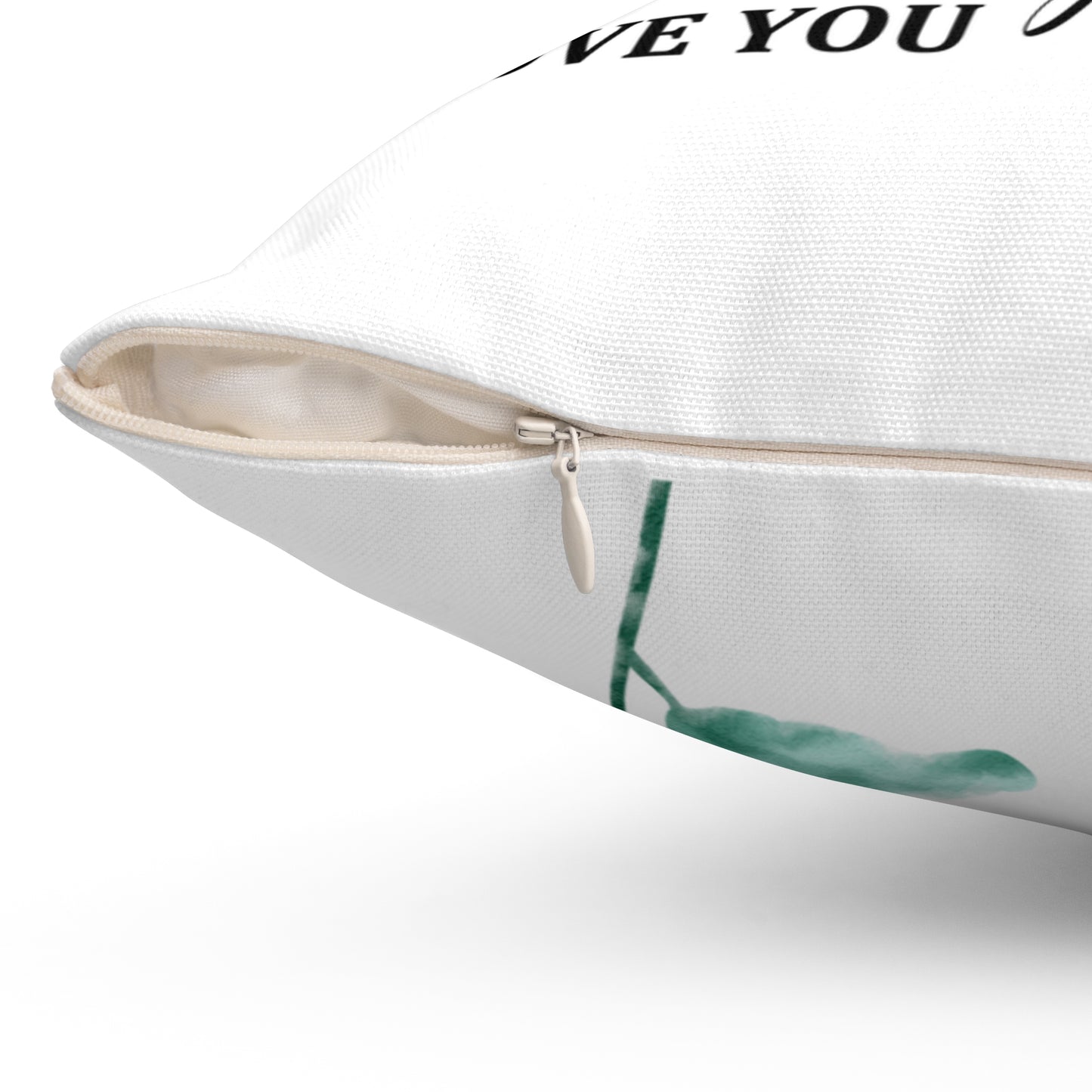 Mother Quote Throw Pillow — "To My Mom" Floral Sentimental Gift for Mother's Day